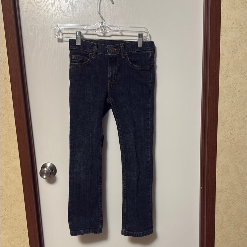 Wrangler Dark Blue Denim Jeans Size 8 Regular